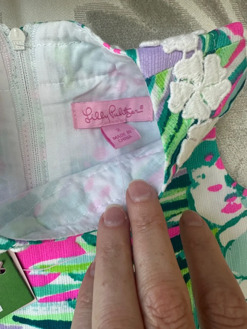 NWT Lilly Pulitzer Little Lilly Classic Shift Early Bloomer Size 2